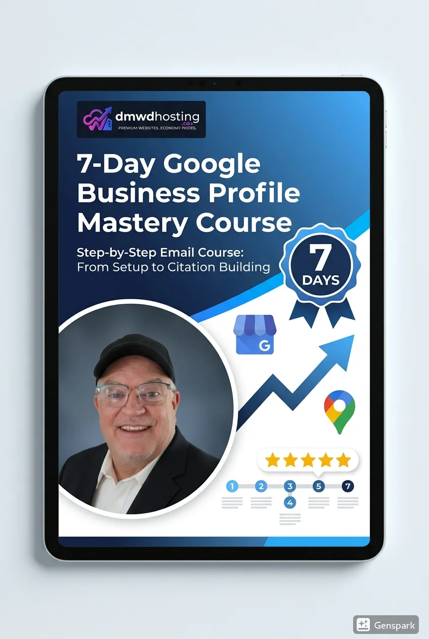7-Day Google Business Profile Mastery Course — Free Email Course by DMWD Hosting
